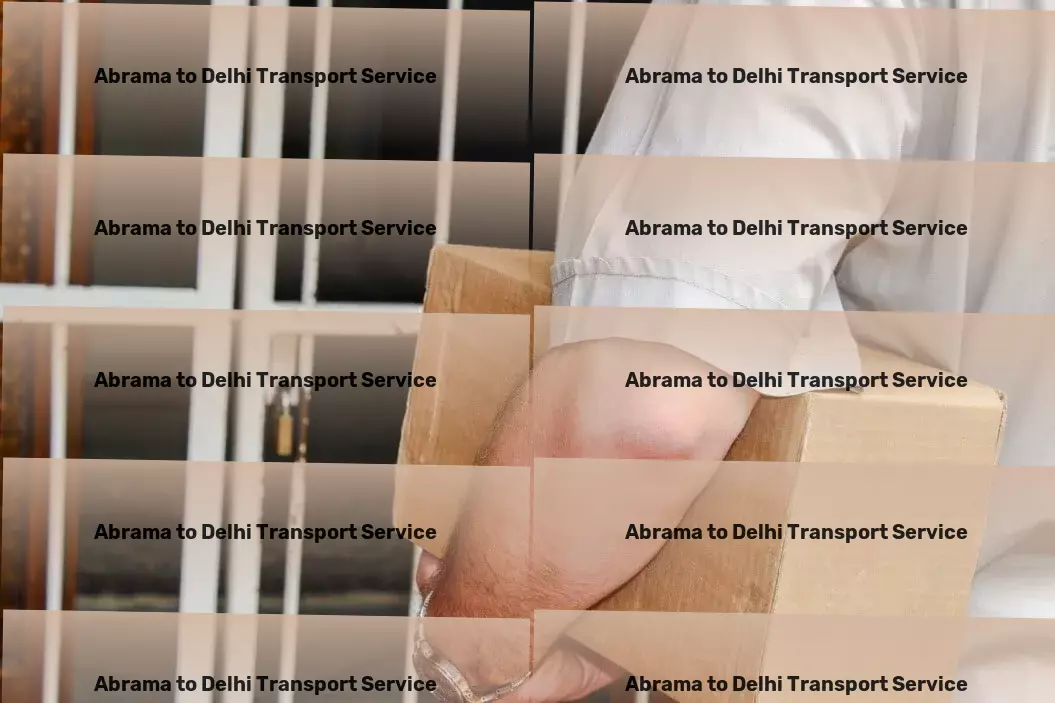 Abrama to Delhi Transport Cargo transport services