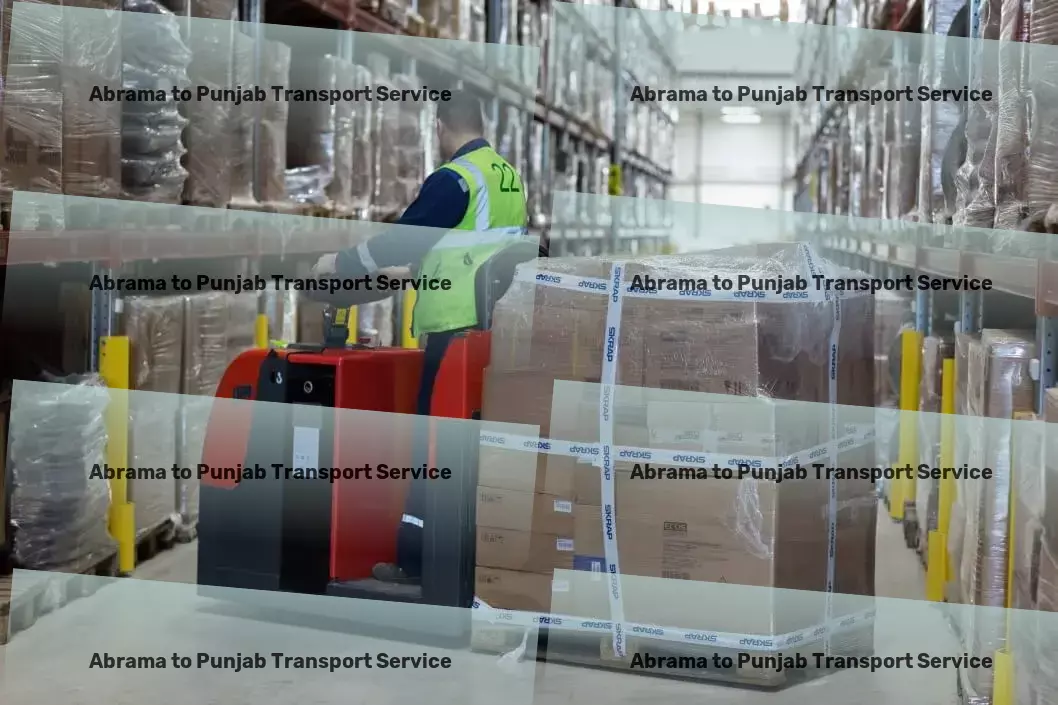 Abrama to Punjab Transport From coast to coast - ensuring seamless transit across India. - Major freight forwarding services