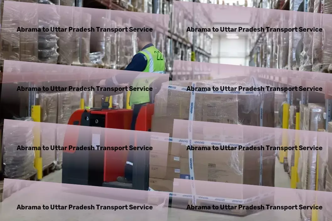 Abrama to Uttar Pradesh Transport Optimize your supply chain within India effortlessly! - Advanced freight dispatch