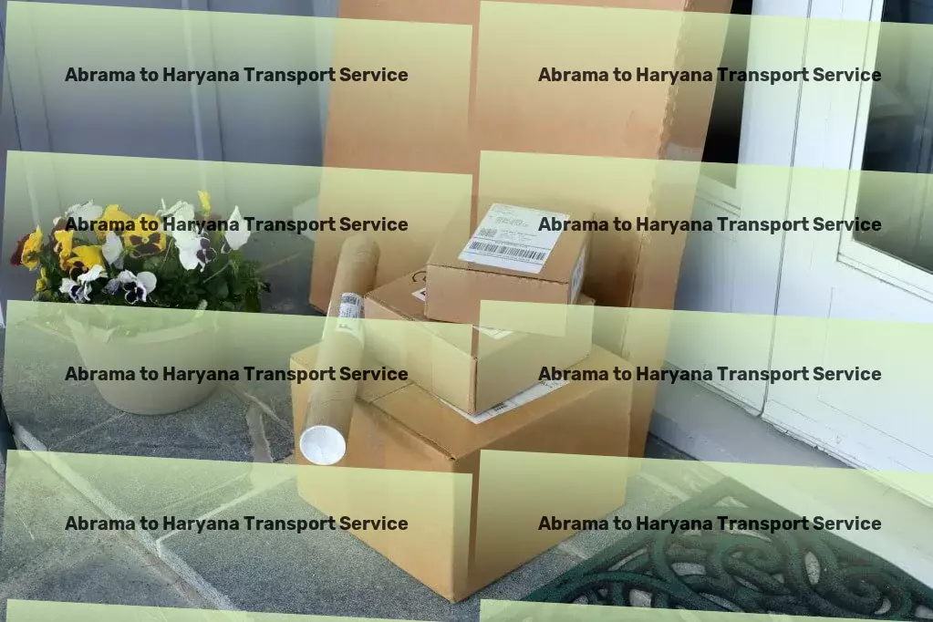 Abrama to Haryana Transport Multi-state logistics services