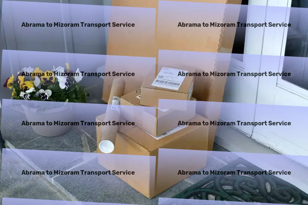 Abrama to Mizoram Transport Nationwide transport and logistics