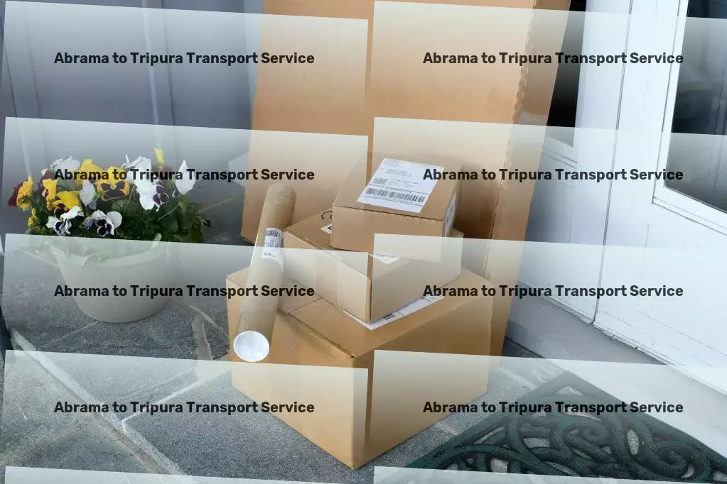 Abrama to Tripura Transport Freight shipping