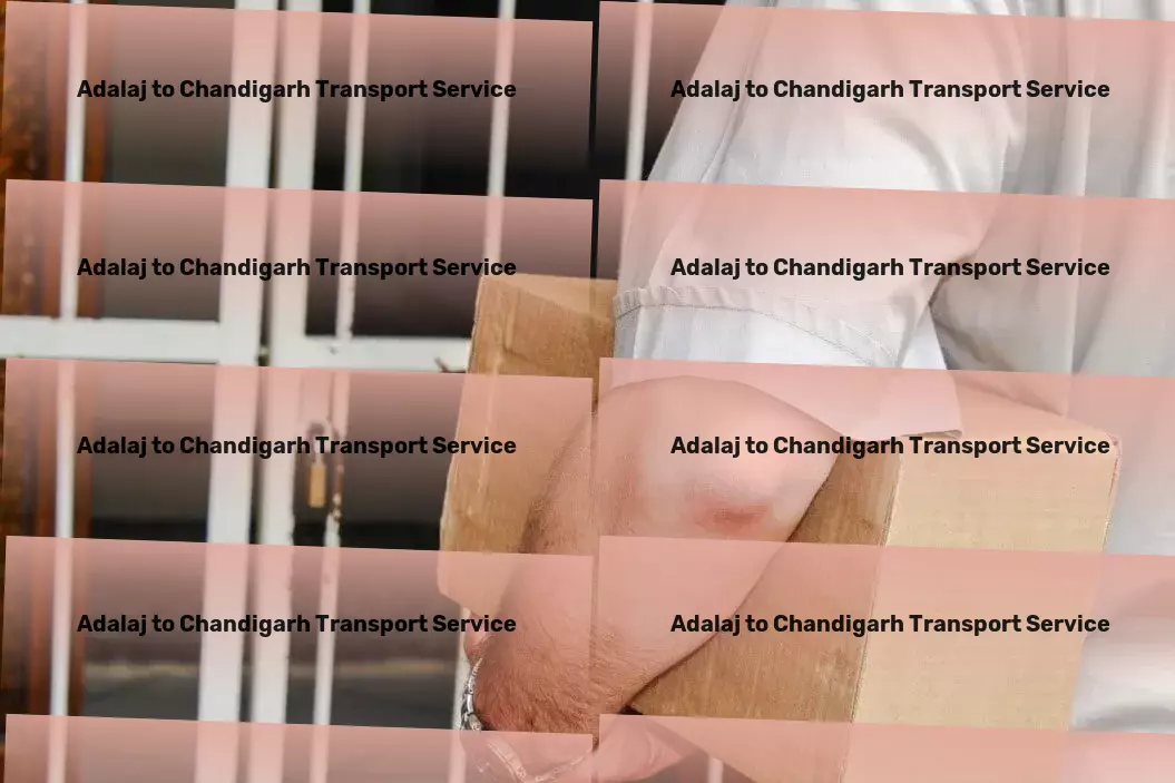 Adalaj to Chandigarh Transport E-commerce cargo booking