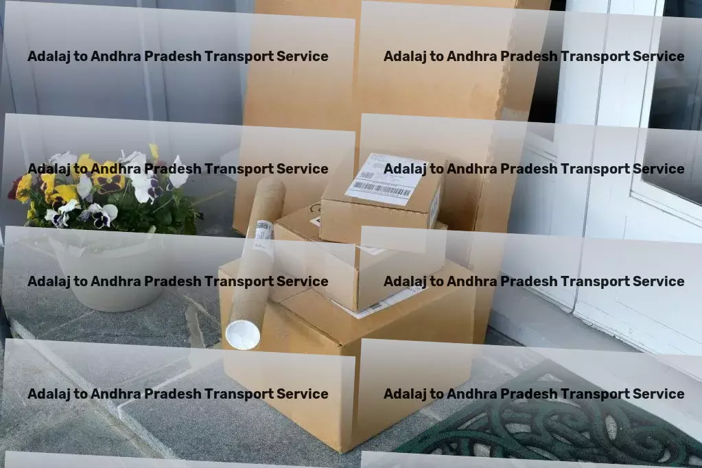 Adalaj to Andhra Pradesh Transport Fast shipping solutions