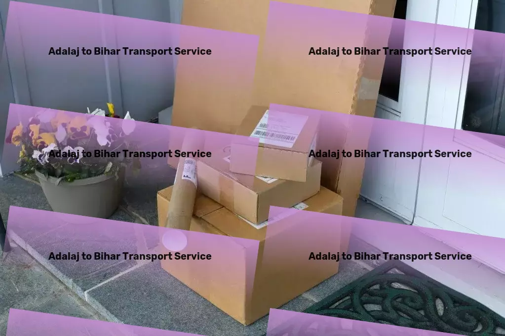 Adalaj to Bihar Transport Efficient courier services