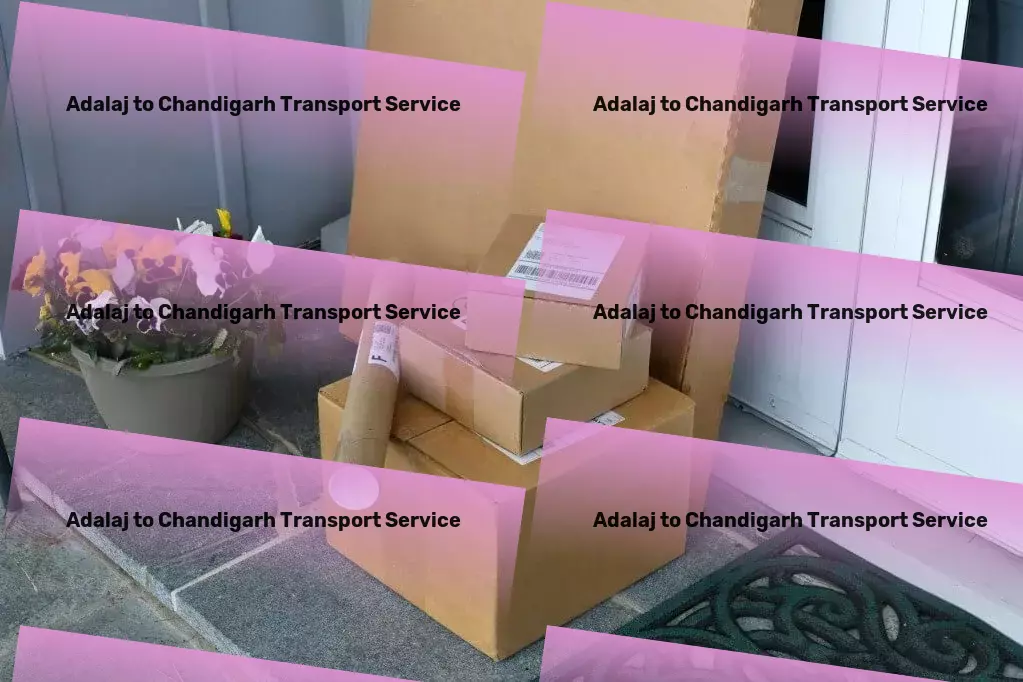 Adalaj to Chandigarh Transport Local freight solutions