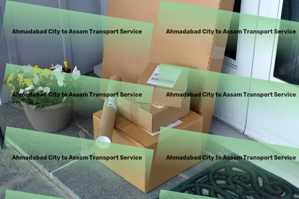 Ahmadabad City to Assam Transport Express road cargo