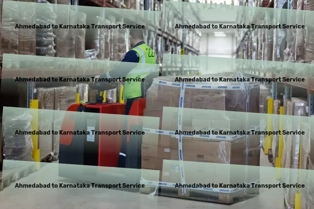 Ahmedabad to Karnataka Transport Streamlining every aspect of Indian transportation for you. - Heavy cargo logistics