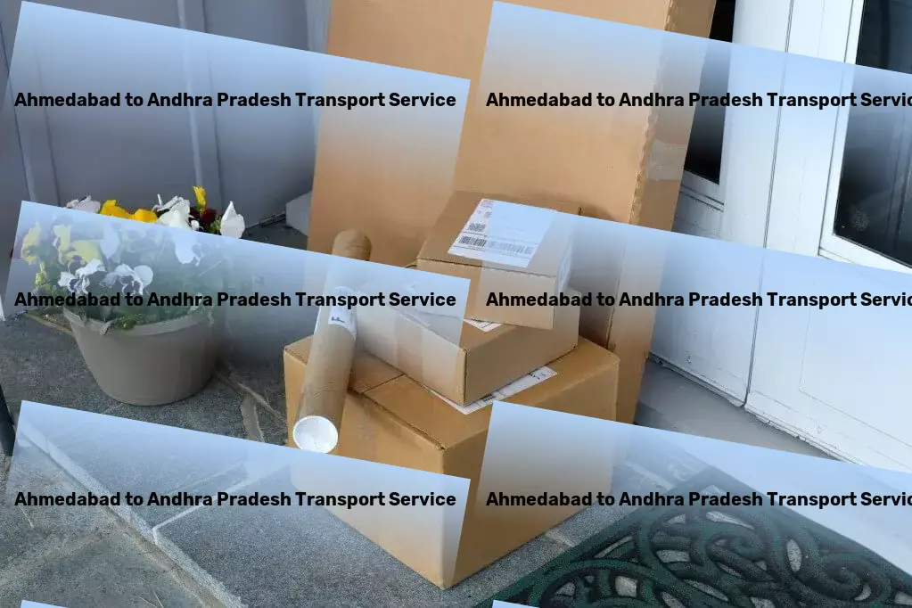 Ahmedabad to Andhra Pradesh Transport Say goodbye to travel woes with our smart solutions! - Full truckload movers