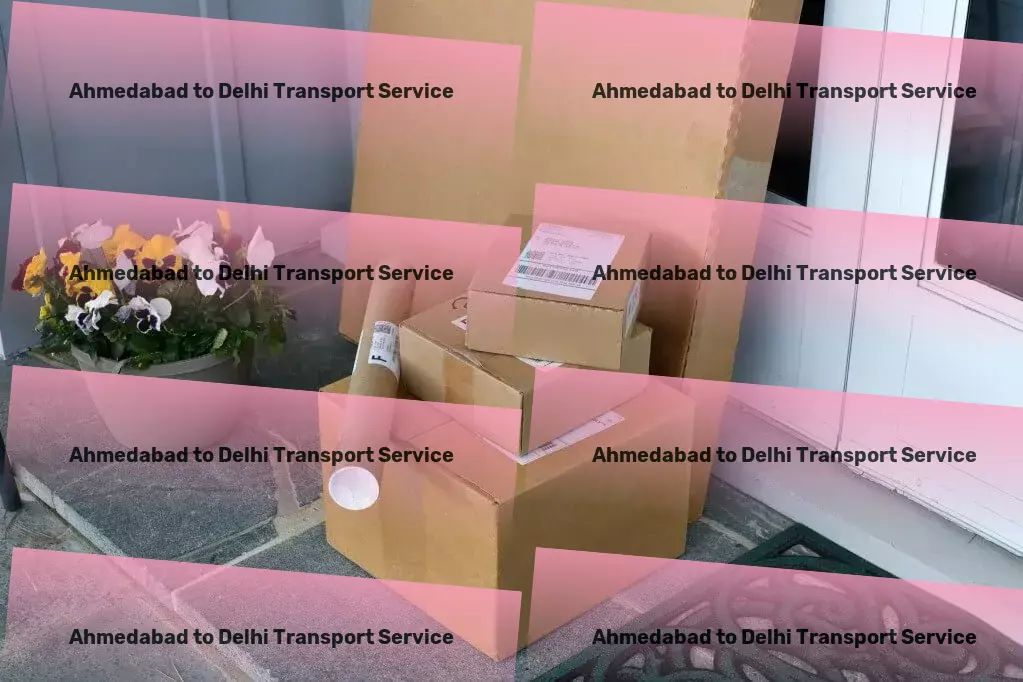 Ahmedabad to Delhi Transport Long-distance freight carriage