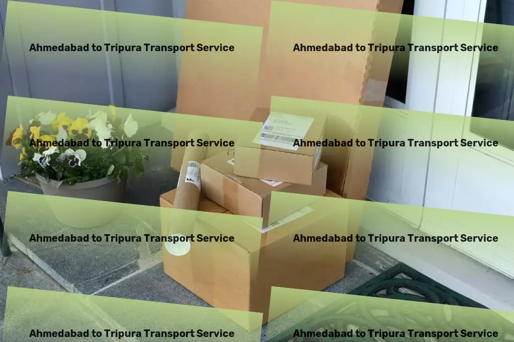 Ahmedabad to Tripura Transport Freight logistics networks