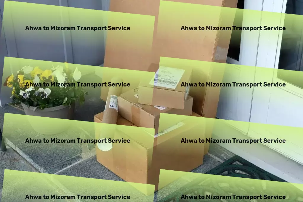 Ahwa to Mizoram Transport Full-service logistics provider