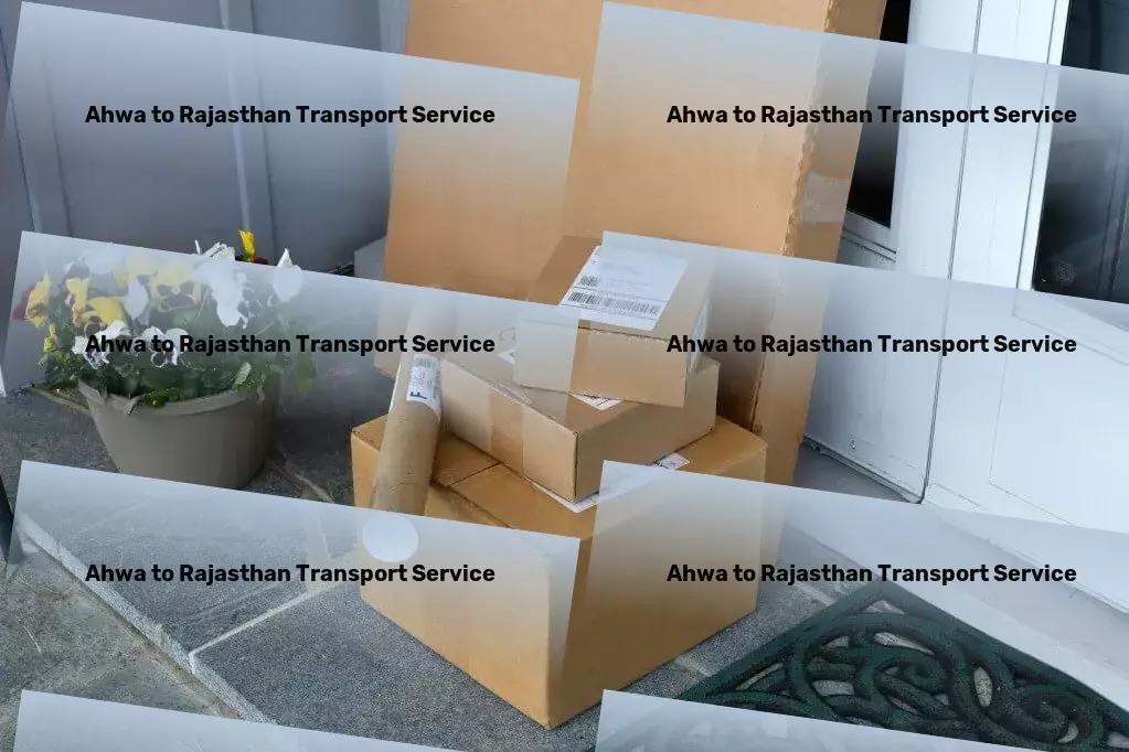 Ahwa to Rajasthan Transport Delivering unparalleled transportation expertise in India! - On-demand courier services