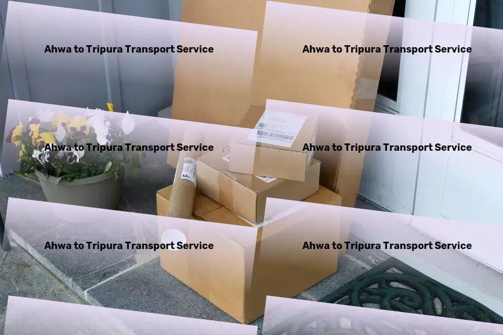 Ahwa to Tripura Transport Fast courier services