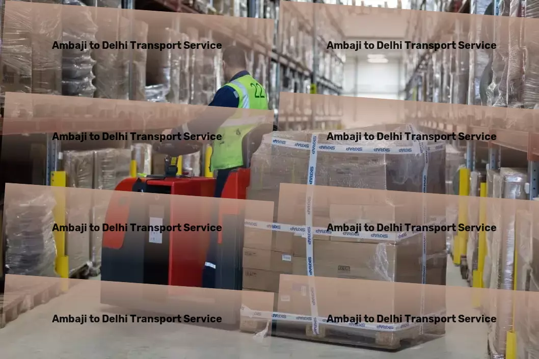 Ambaji to Delhi Transport Your trusted partner in efficient goods movement in India! - Package transport services