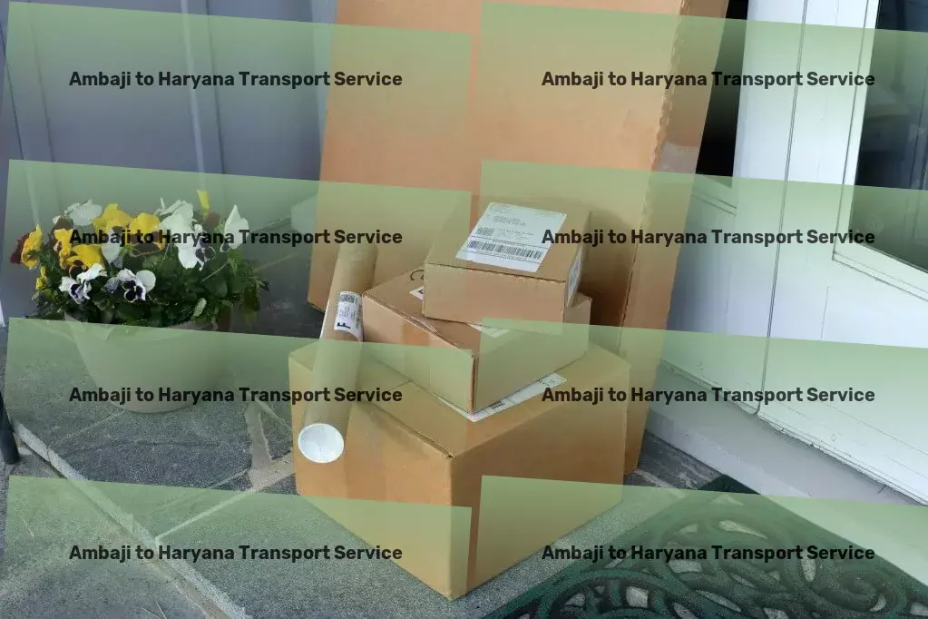 Ambaji to Haryana Transport Redefining the standards for transporting goods within India! - Event logistics services