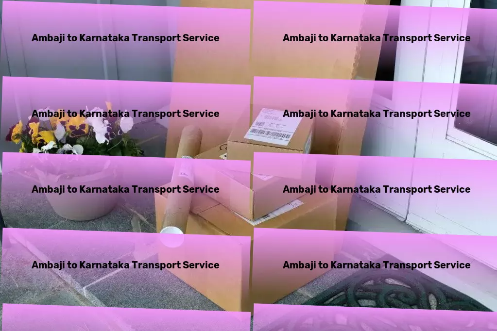 Ambaji to Karnataka Transport Innovate your shipping strategies with us in India. - Local bulk transport