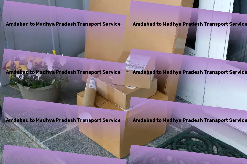 Amdabad to Madhya Pradesh Transport Advanced parcel dispatch