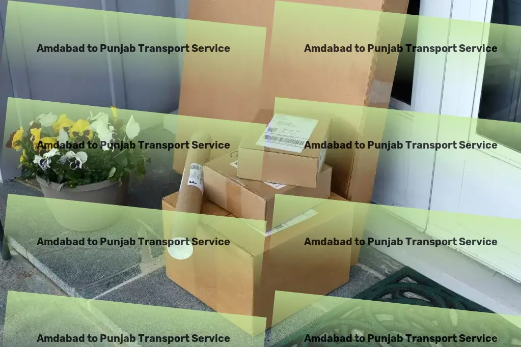 Amdabad to Punjab Transport Leverage our expertise to navigate Indian logistics effortlessly. - Customized parcel services