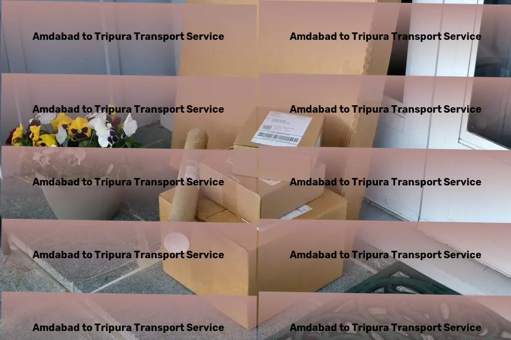 Amdabad to Tripura Transport Full-load goods services