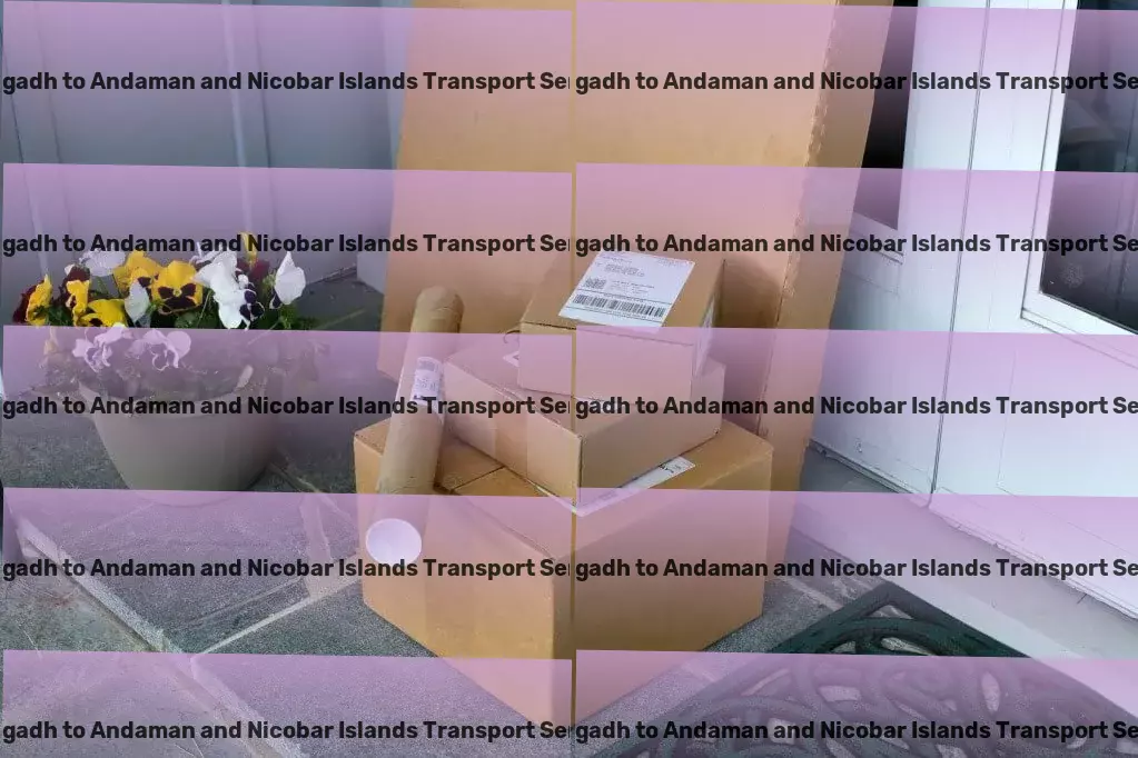 Amirgadh to Andaman And Nicobar Islands Transport Inter-city courier services