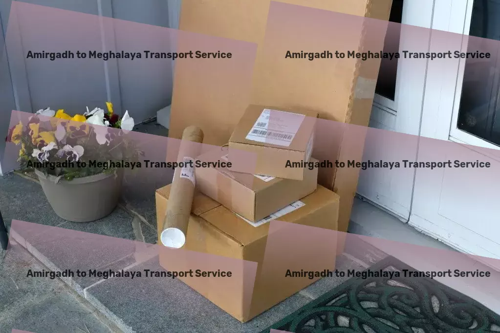 Amirgadh to Meghalaya Transport Navigate your home's potential with our technology! - Express goods operations