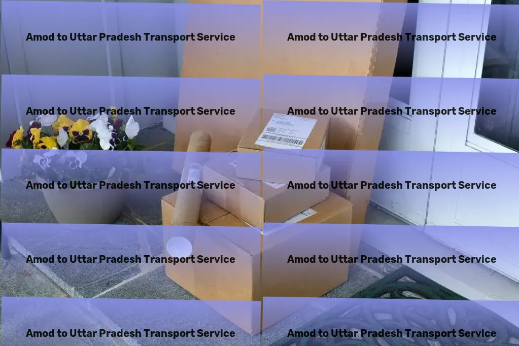 Amod to Uttar Pradesh Transport Door-to-door freight solutions