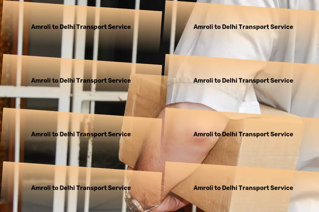 Amroli to Delhi Transport Comprehensive road shipping