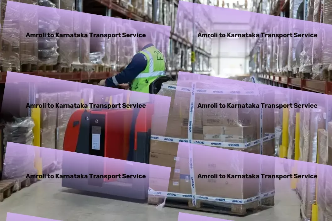 Amroli to Karnataka Transport Part load shipping