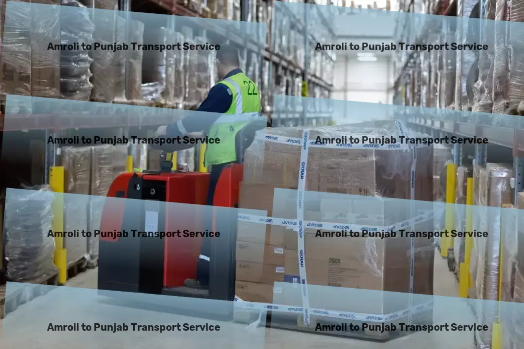 Amroli to Punjab Transport Fast and reliable goods transport across India made easy! - Web-based logistics solutions