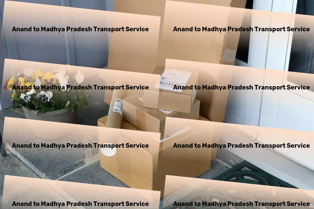 Anand to Madhya Pradesh Transport Large-scale freight forwarding