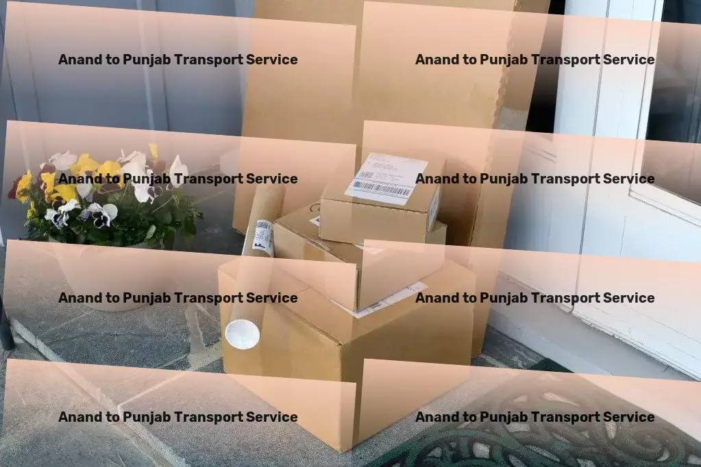 Anand to Punjab Transport Integrated goods shipment services