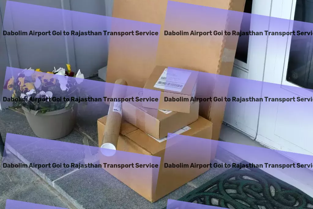 Dabolim Airport Goi to Rajasthan Transport Multi-city logistics coordination