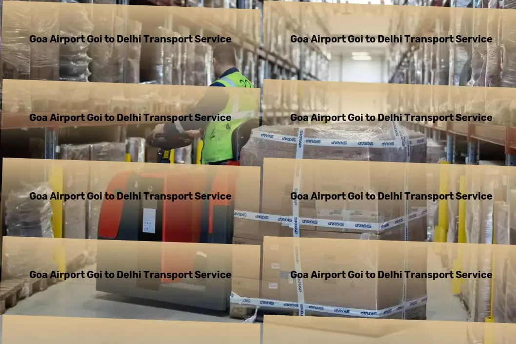 Goa Airport Goi to Delhi Transport Domestic parcel services