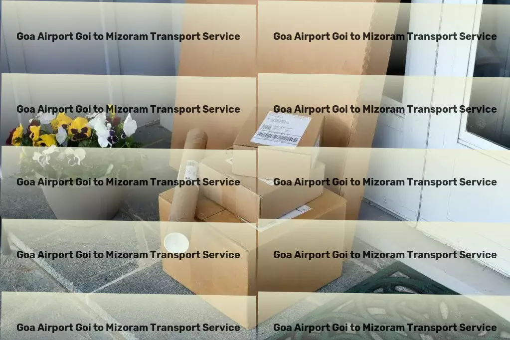 Goa Airport Goi to Mizoram Transport Express goods relocation