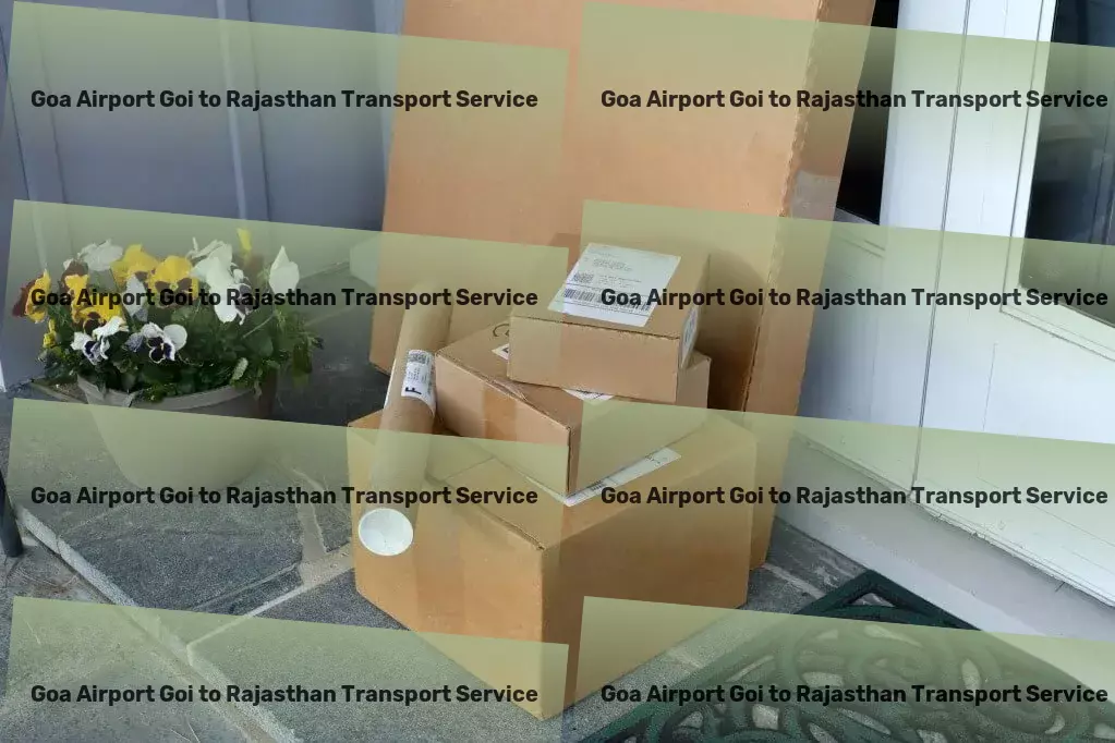 Goa Airport Goi to Rajasthan Transport Interstate parcel delivery