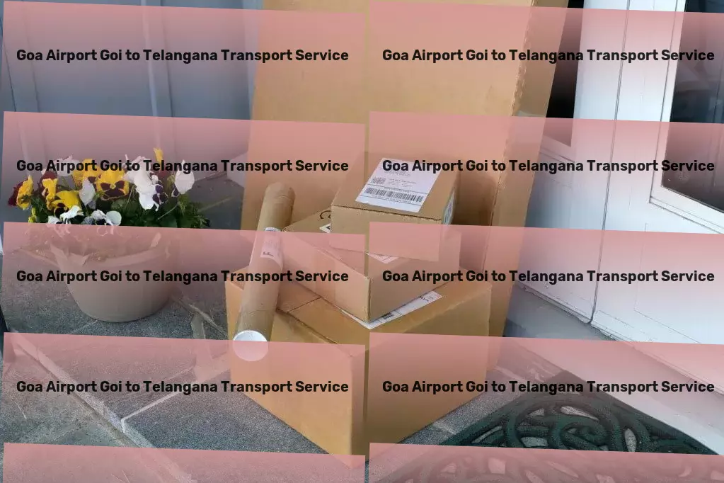 Goa Airport Goi to Telangana Transport Major parcel delivery