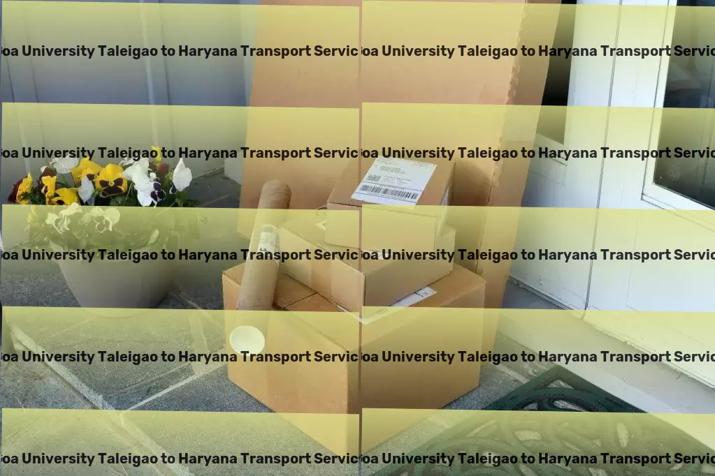 Goa University Taleigao to Haryana Transport Heavy equipment movers