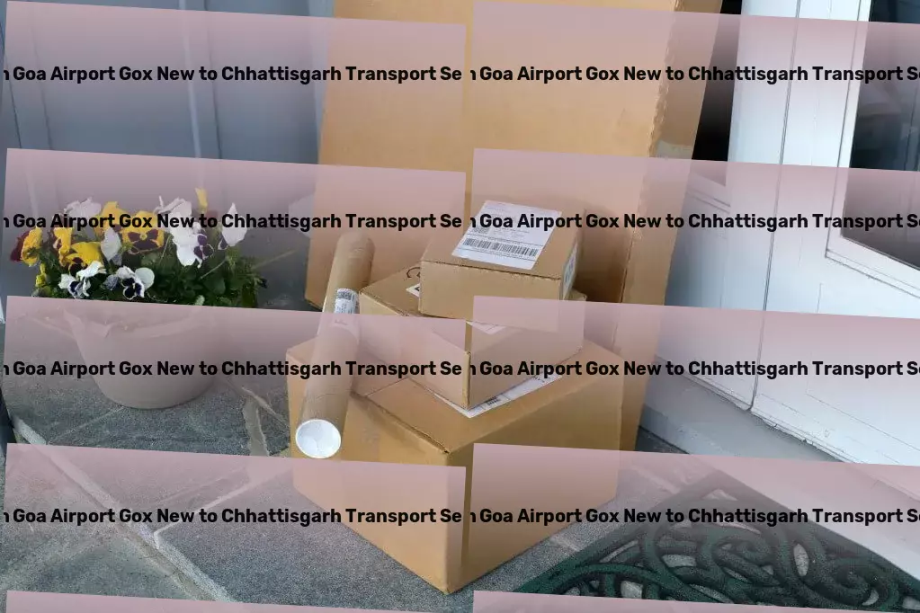 North Goa Airport Gox New to Chhattisgarh Transport Industrial package forwarding