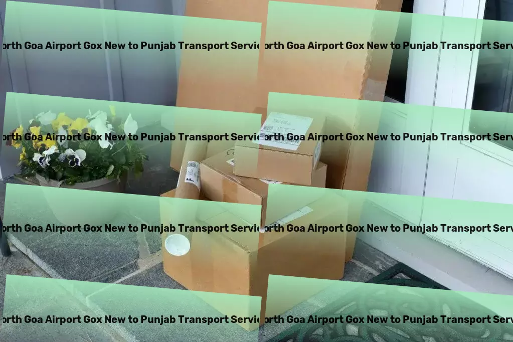 North Goa Airport Gox New to Punjab Transport Residential door delivery